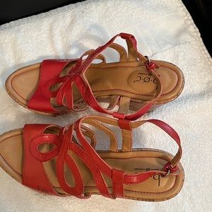 Red Sandals